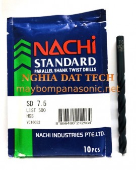Mũi khoan sắt Nachi 7.5mm